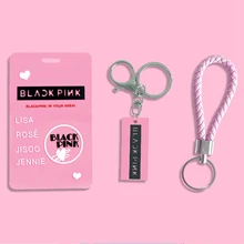 BLACKPINK альбом значок бизнес автобус пропуск карты набор держатель для карт чехол корейское издание студенческий силиконовый набор карт сертификат набор