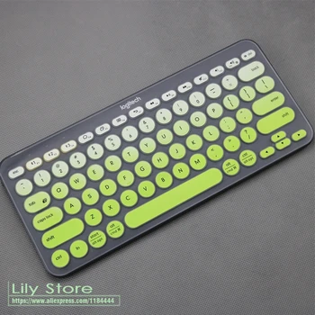 

Silicone Keyboard Cover multi-device mechanical skin Protector For logitech K380 K 380 Bluetooth keyboard
