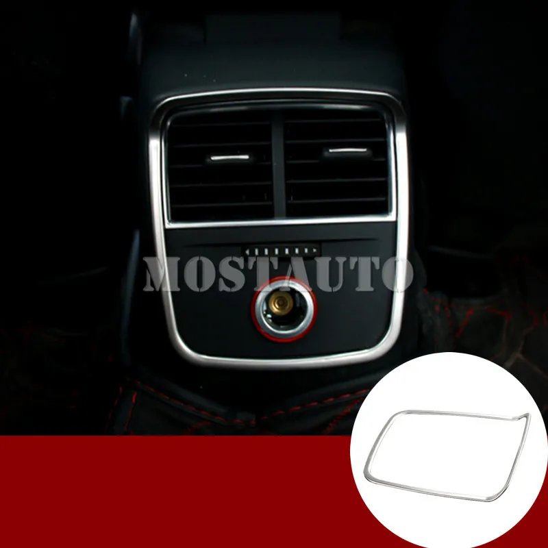 

For Audi A3 S3 Interior Armrest Box Rear Air Vent Outlet Cover Trim 2014-2018 1pcs