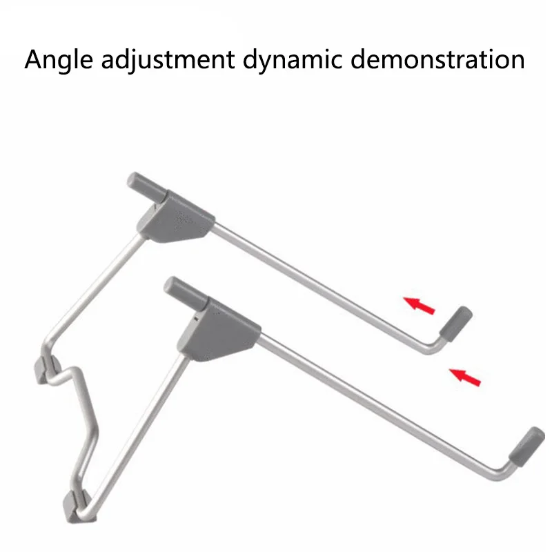 Складной регулируемый ноутбук стенд бюро Тетрадь планшет кронштейн Снижение тепла держатель, алюминиевый сплав охлаждения Поддержка