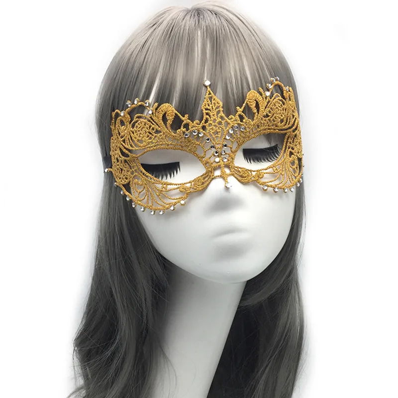 Необычная Сексуальная кружевная маска Золотые маски для празднования Хэллоуина маска бриллиантовое Серебряное платье танцевальное шоу Венецианский карнавал фильм мяч маски
