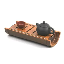 Бамбуковый чайный поднос с сухим пузырьком тарелки кастрюли для родного маленького чайного подноса ручной работы новые без краски аксессуары для домашнего чая