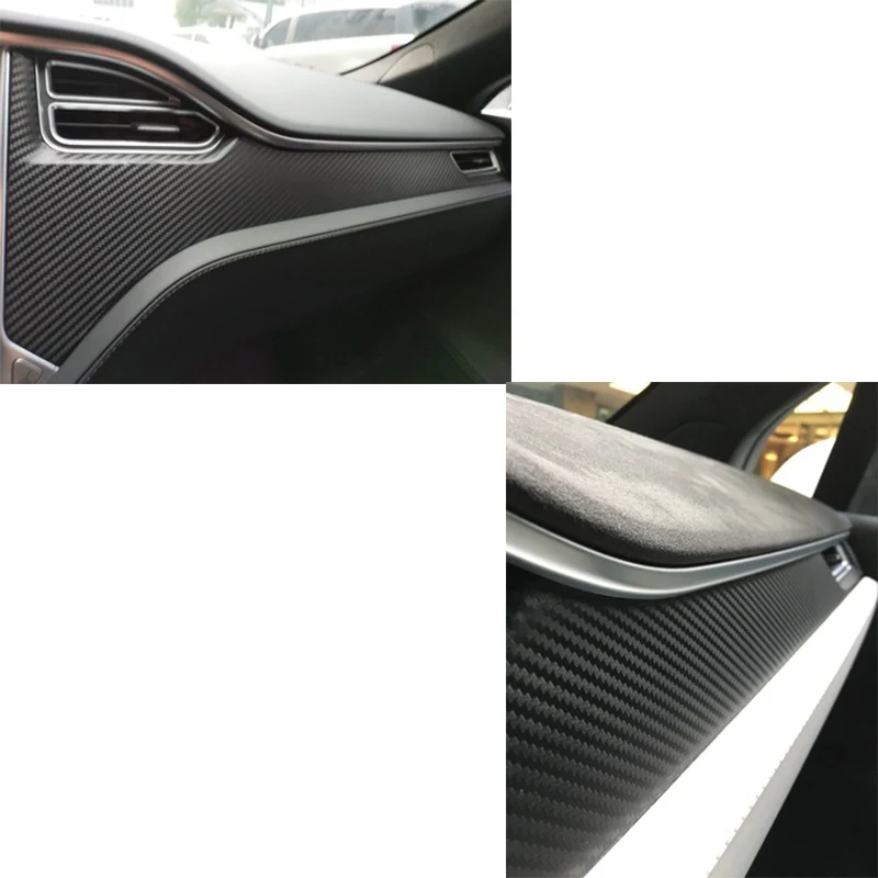3pcs/set SEEYULE Carbon Fiber Car Dashboard Stickers Air Vent Decoration Protector Accessories Styling for Tesla Model S Model X 3pcs/set SEEYULE Carbon Fiber Car Dashboard Stickers Air Vent Decoration Protector Accessories Styling for Tesla Model S Model X
