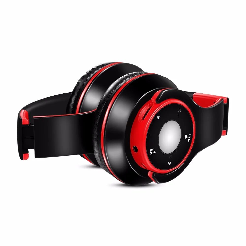Foldable Colorful Wireless Bluetooth Stereo Over Ear Headphones With Build in Mic and TF card play for Kids Children Women Men