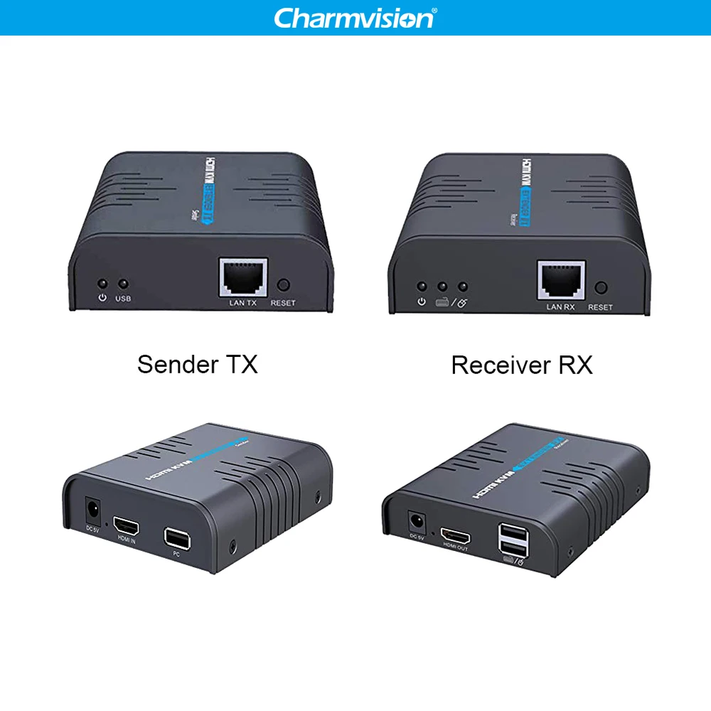 LKV373KVM 120m 394ft IP HDMI KVM Extender