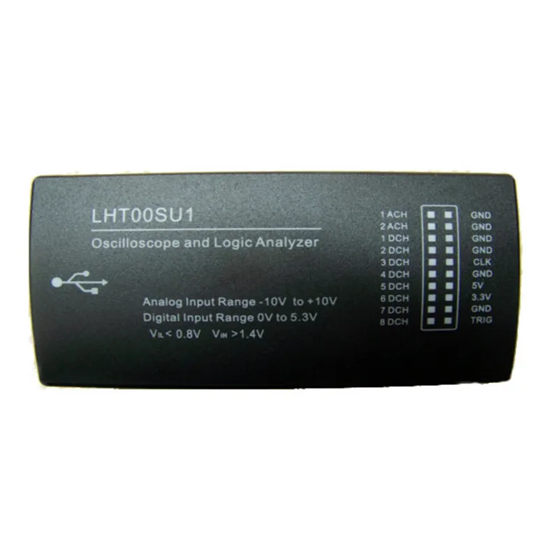 2C SPI CAN Uart LHT00SU1 Виртуальный осциллограф логический анализатор USB соединительная линия тестирования зажим 128 М памяти