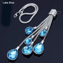 Украшение салона автомобиля аксессуары веревки и Хрустальная кисточка для автомобиля зеркало заднего вида висячие украшения очаровательные и простые