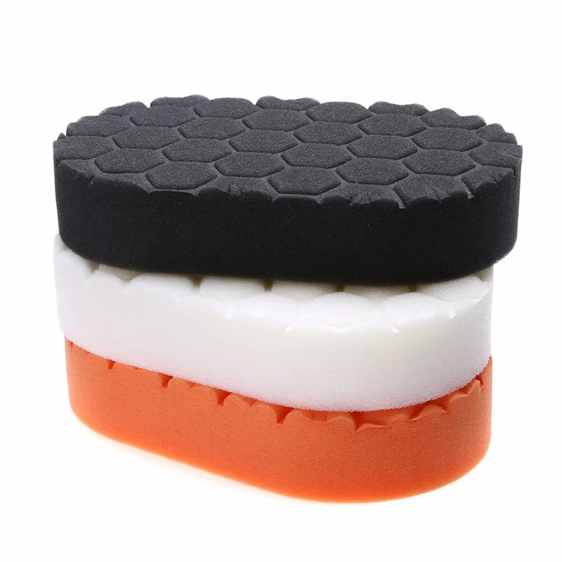 

Mayitr 3PCS Durable Waxing Polish Wax Foam Sponge Applicator Polishing Pad Sets For Car Clean 15 x 8.5 x 2.8cm