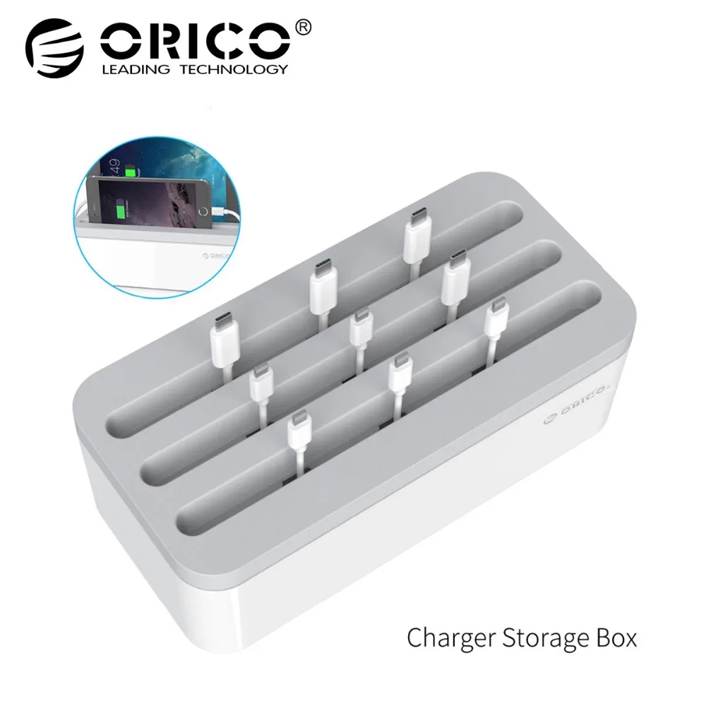 

ORICO Storage Box USB Charger Protector Box Cable Management Electrical Outlet Boxes For Power Strip Multi-Charger