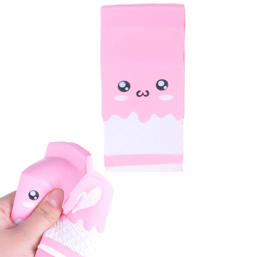 Молочная коробка Jumbo Bottle Squishy Carton антистресс медленно поднимающиеся милые