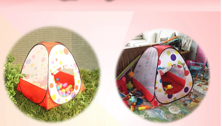 Free Shipping Large Portable Foldable Children Kids Pop Up Adventure Ocean Ball Play Tent Indoor Outdoor Playhouse Kids Tent