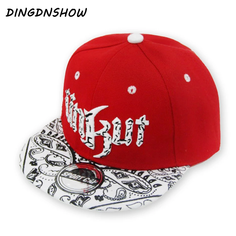 [DINGDNSHOW] 2020 новая Бейсболка Snapback шляпа Детская акриловая хип хоп кепка с буквами
