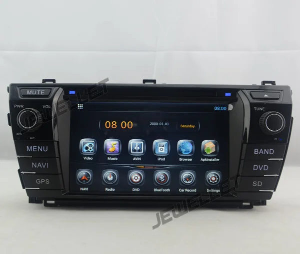 Perfect Quad core 1024*600 HD screen Android 9.0 Car DVD GPS radio Navigation for Toyota Corolla 2014-2016 right hand drive 1