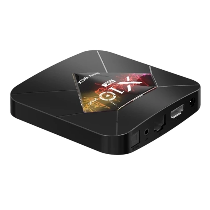 R-Tv Box X10 Plus Android 9,0 Smart Tv Box Allwinner H6 Uhd 4K медиаплеер 6K декодирование изображения 4 Gb/32 Gb 2,4G Wifi 100M Lan Us