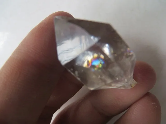 Суперпрозрачный кварцевый кристалл 50ct AAA яркие радуги + бесплатная доставка|diamond