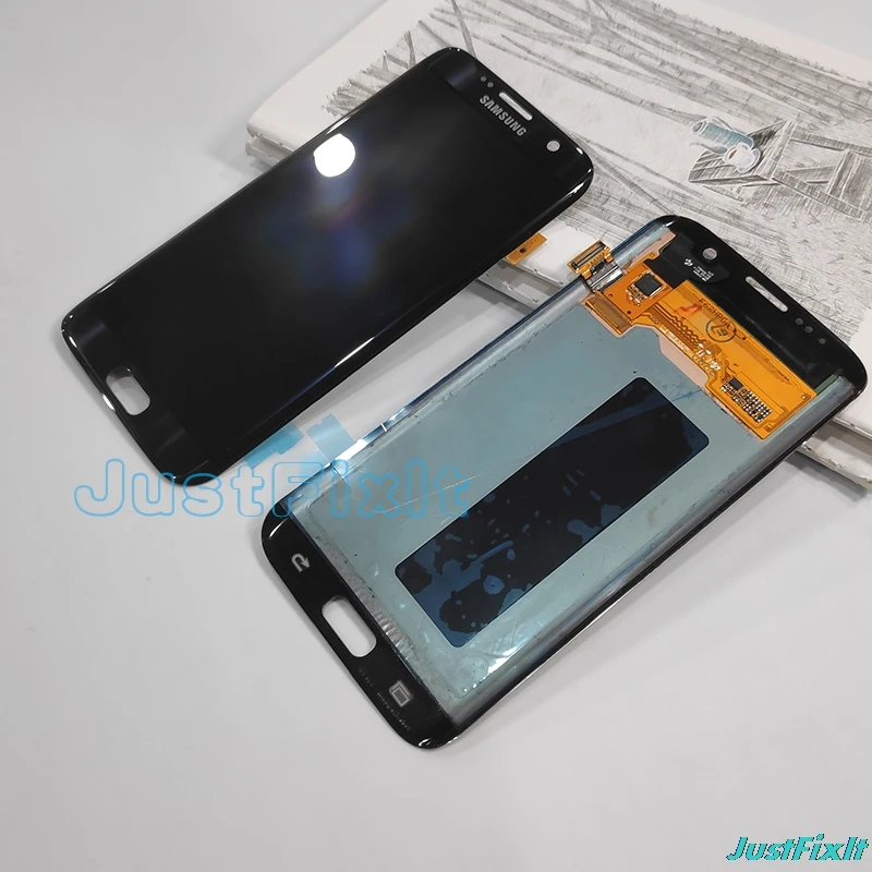 G935F для Samsung Galaxy S7Edge G935S L K ЖК дисплей с сенсорным экраном дигитайзер 5 ''Супер