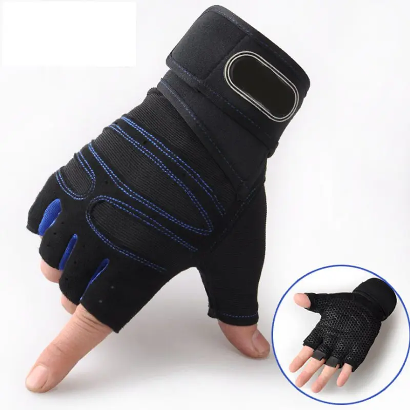 M-XL Gym Gloves Heavyweight Sports Exercise Weight Lifting Gloves Body Building Training Sport Fitness Gloves Men Women