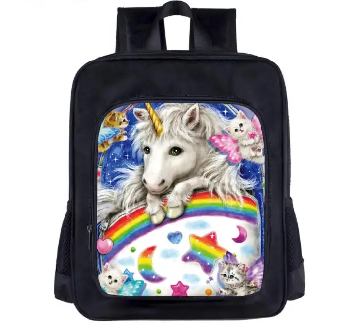 Galaxy Unicorn Backpack For Boys Girls Kindergarten Bags Funny Cartoon