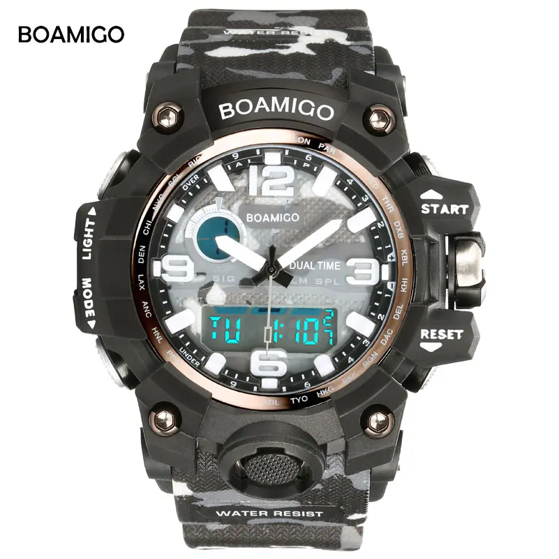 Watches Self-Conscious Men Sports Watches Skmei Brand Military Watch Casual Led Digital Watch Multifunctional Wristwatches 50m Waterproof Student Clock Latest Fashion