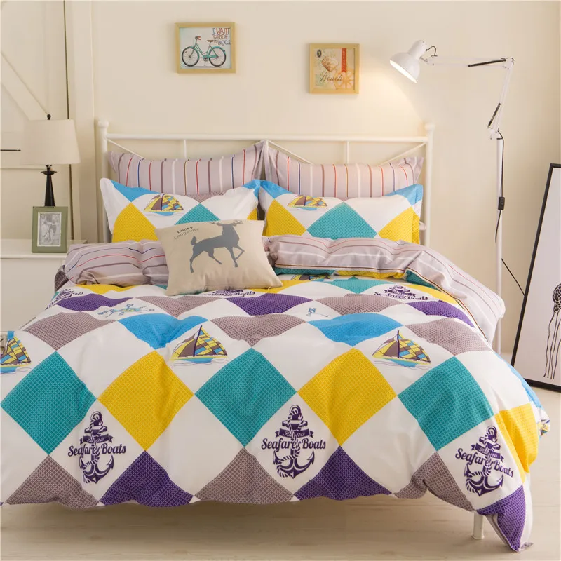 

Home Textiles Bedding Sets include Duvet Cover Bed Sheet Pillowcase Queen King Twin Size Comforter Bedding Sets Bed Linen hhs