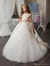 Vestidos de daminhas de honra/платья для первого причастия для девочек 2019 vestidos de primera comunion