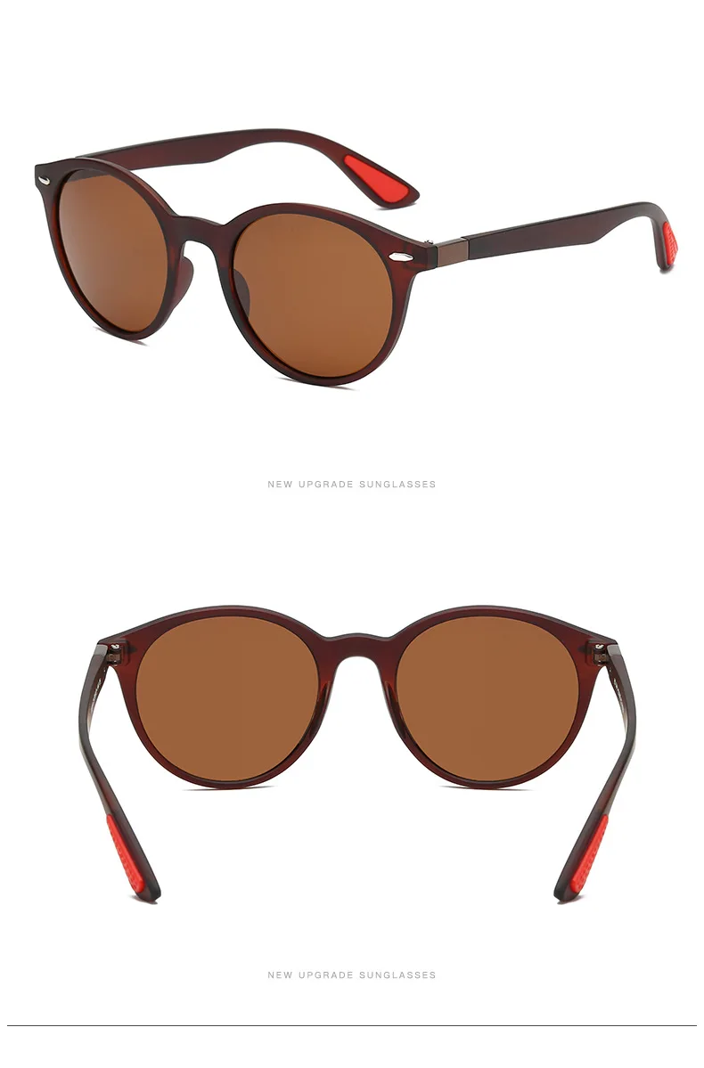 Бруно Данн трендовые брендовые дизайнерские поляризованные Круглые Солнцезащитные очки для мужчин и женщин, очки для вождения, мужские модные очки для путешествия ray