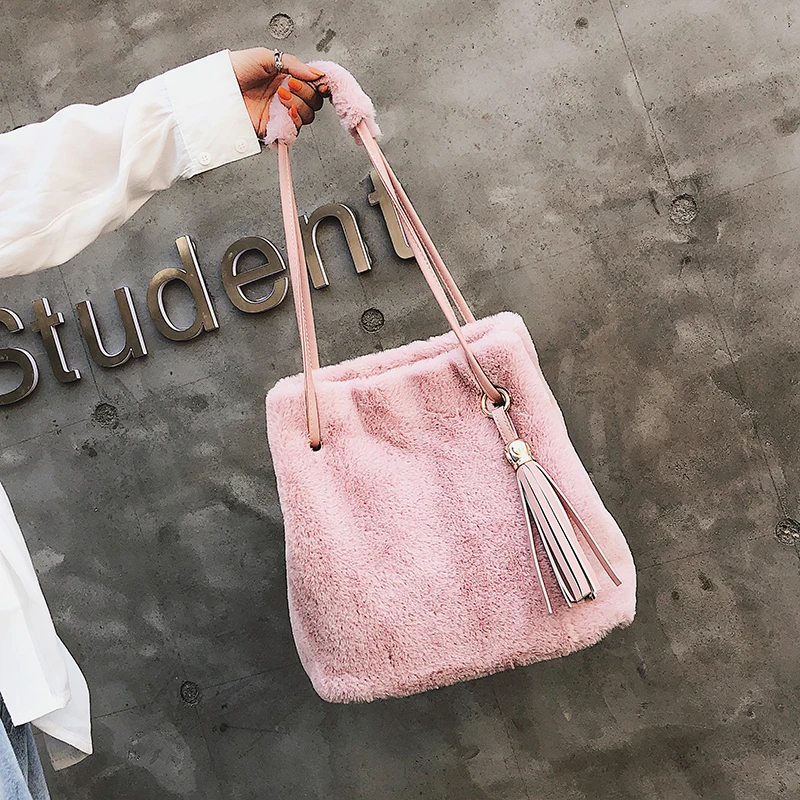 JANESPRI 2018 Fashion Women Tassels Handbag Velour Messenger Bag Autumn Women Shoulder Bags Ladies Party Handbags Female Bolsa (65)