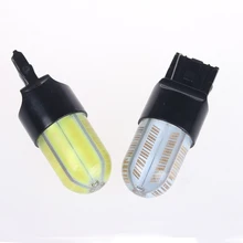 2 pcs new Car led T20 7443 W21/5W auto brake car light fog lamp reverse light Brake Parking Reverse Lamp bulb car daytime runn
