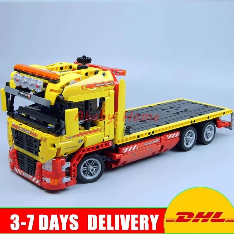 

DHL IN STOCK Clone 8109 Lepin 20021 1143 PCS Flatbed trailer Building blocks Bricks Model Toys Gift Educational Car