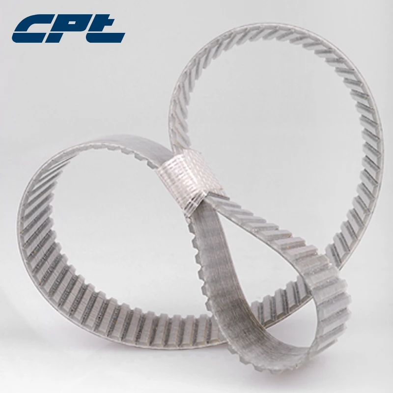 

CPT AT5 timing belts, width 10mm/12mm/15mm/16mm, polyurethane material, T profile timing belts with 22 years experience