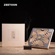 Подарочная коробка из натурального агарового дерева, сандалового дерева, благовония в виде конуса для йоги, спа, ароматические домашние очищающие ладан из полыни для хорошего сна