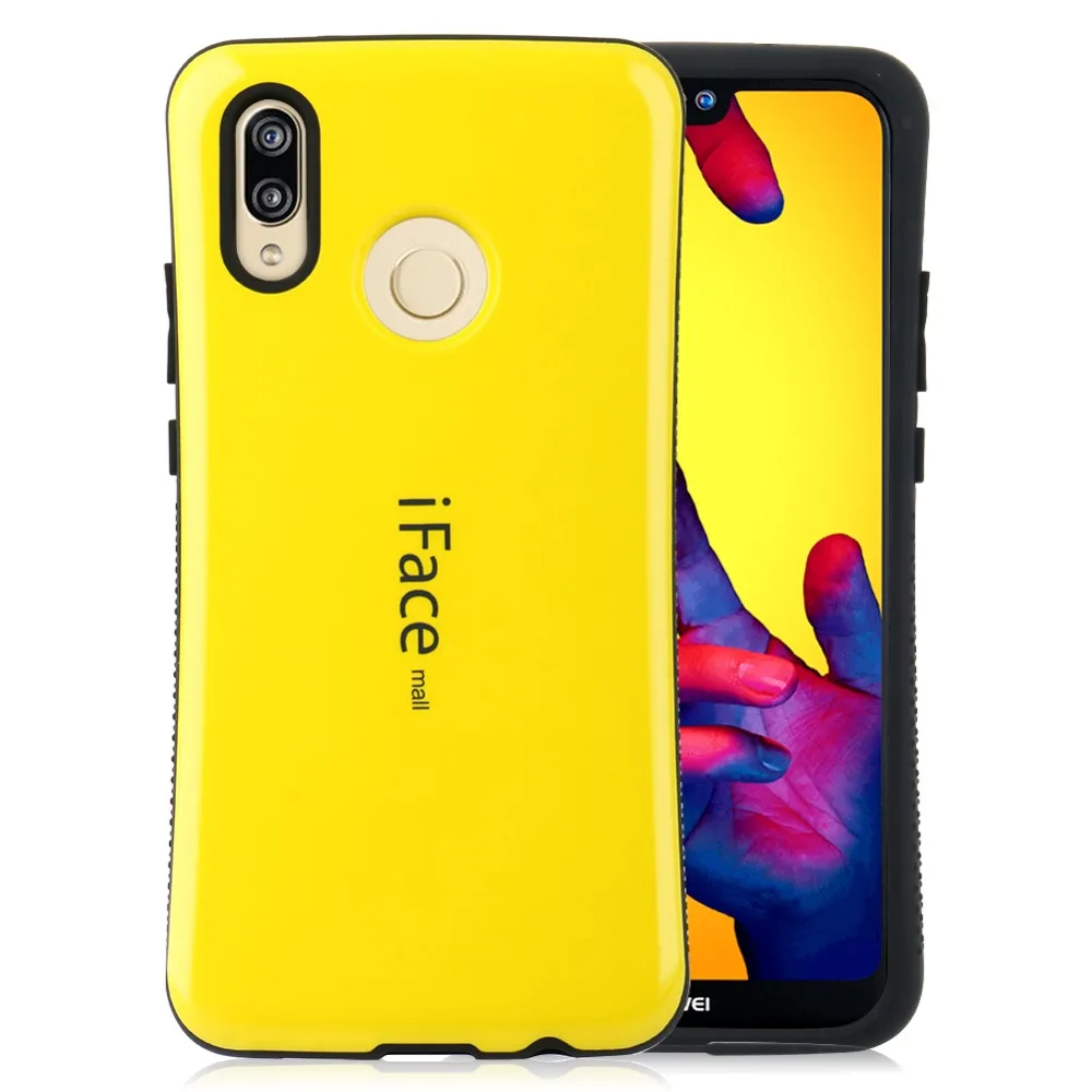 

iFace Mall Heavy Duty Fitted Case Shockproof Hard Back Cover Full Protection For Huawei P20 Lite Phone Case Cover Anti-shock