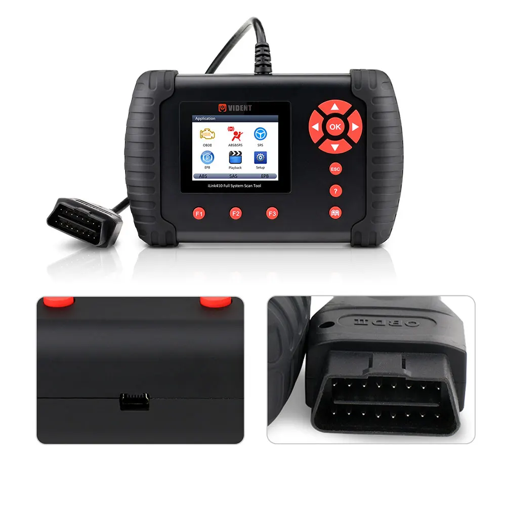 Origional VIDENT iLink410 Support ABS&SRS Reset Tool diagnostic iLink410