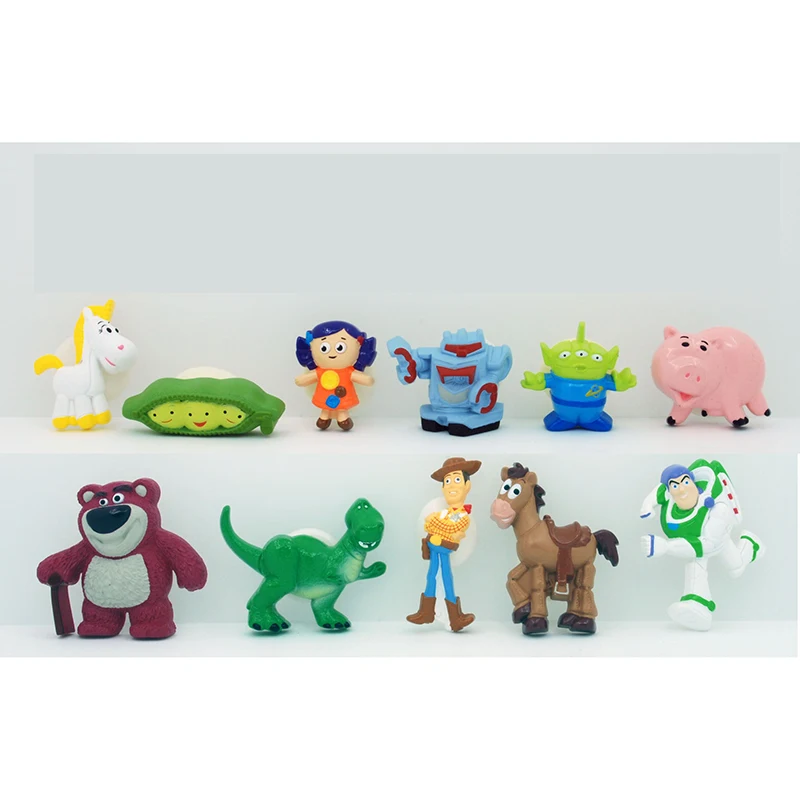 

C&F 11 PCS Toy Story Action Figure Toys Woody Buzz Lightyear Potato Head Collectible PVC Mini Figures Toys For Girls Boys Gifts
