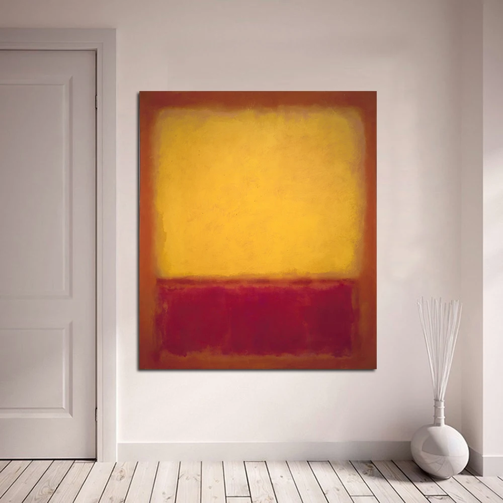 JQHYART Mark Rothko картина маслом в классическом стиле настенное искусство картина домашний декор холст печать Гостиная Современная без рамки