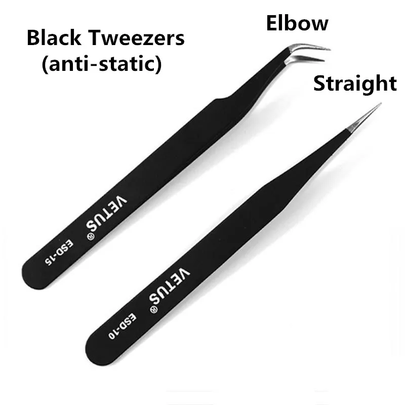 

Anti-static Tweezers Maintenance Resists Corrosion Eyelash Extension Jewelry Nail Art Tool