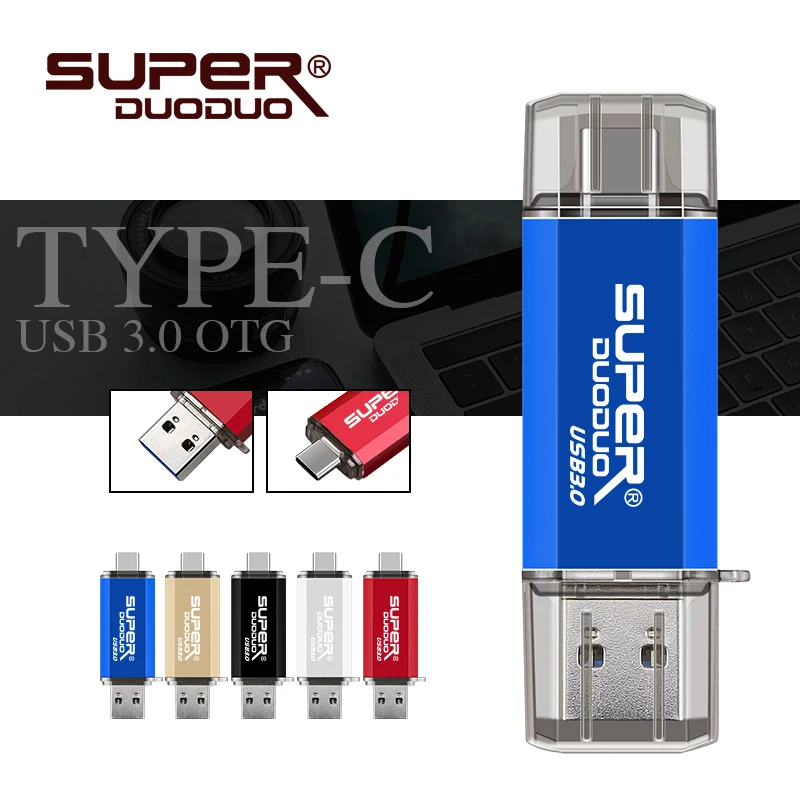 Цветной USB 3,0 type-C usb флэш-накопитель Флешка 16 ГБ 32 ГБ 64 ГБ 128 ГБ usb-флэш в виде ключа флеш-накопитель usb3.0 для телефона type C