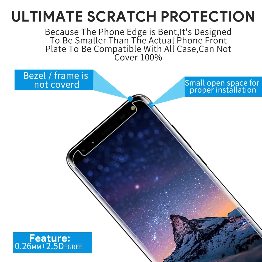 9H 2.5D ультратонкое Премиум Закаленное стекло для LEAGOO S8 Pro HD прозрачная защитная