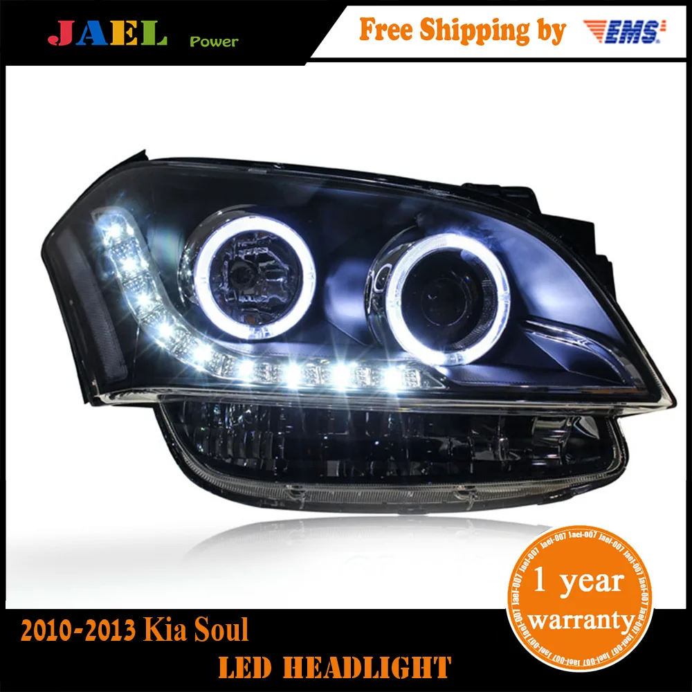 AKD Car Styling for Kia Soul Headlights 2010 2013 Soul LED Headlight
