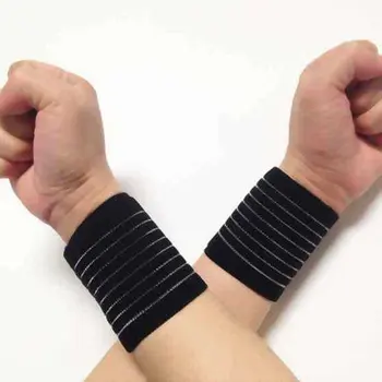 

2019 1PC Wrist Support Tape Elastic Breathable Wristband 4 Colors Wrist Protector est Black White Colors