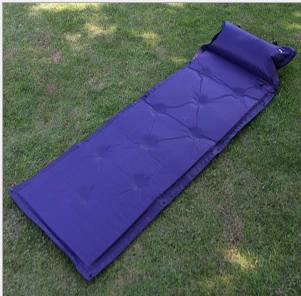 

183cm Adult Inflatable Cushion Camping Sleeping Mat Portable Air Mattress with Built-in inflator pump