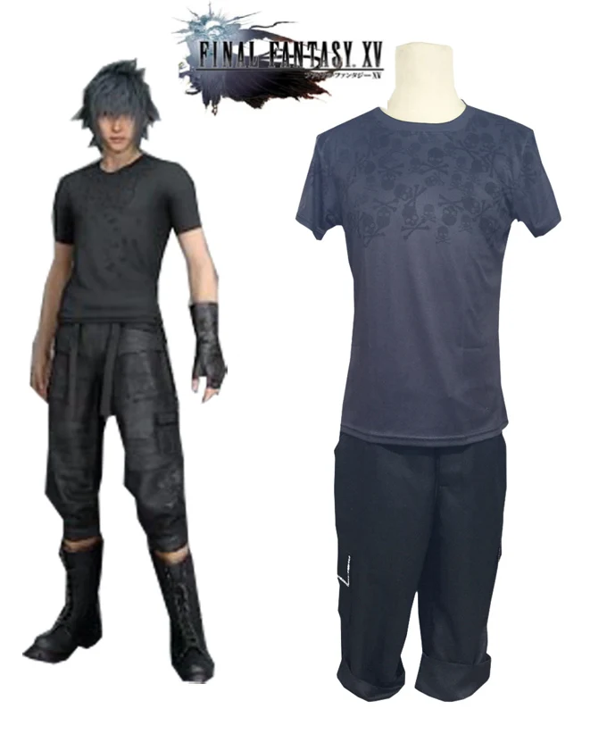 Final Fantasy Xv Noctis Lucis Caelum Summer Uniform T Shirt Anime Cosplay Costume Anime Cosplay Costumes Cosplay Costumefinal Fantasy Xv Aliexpress