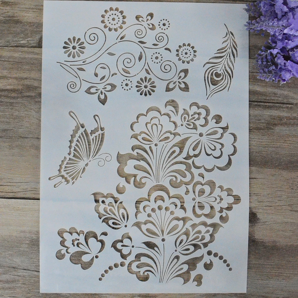 

DIY Craft Letter Alphabet Layering Stencils For Walls Painting Scrapbooking Stamping Stamp Album Decorative Embossing Paper Card