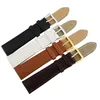 Watchbands Genuine Leather WatchBand Stainless Steel Buckle Clasp watch band leather strap 12,14, 16,18,20,22,24mm ► Photo 2/6
