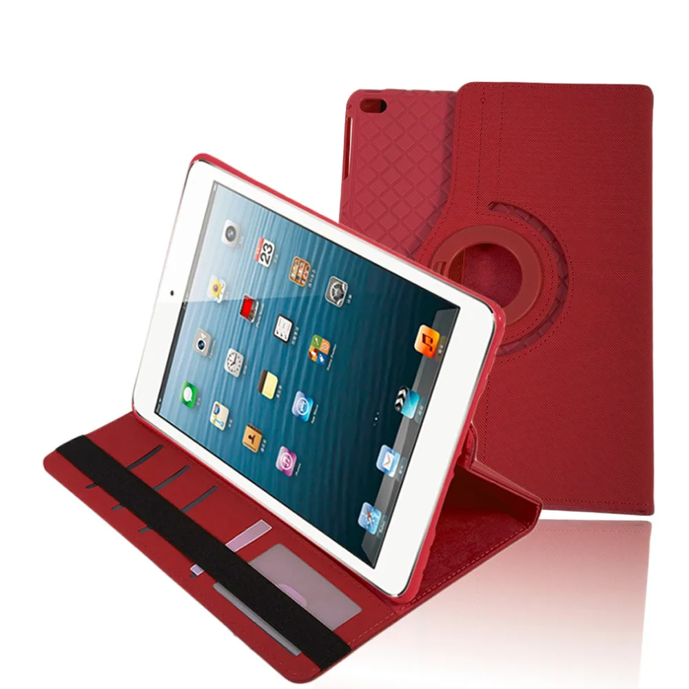 Lightweight 360 Degree Rotation PU Leather Tablet Cover Case Shockproof