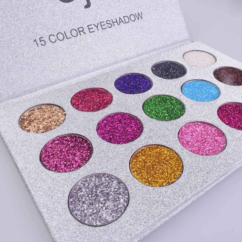 Ladies Eyeshadow Makeup 12 Colors Glitter Shiny Eye Shadow Shimmer