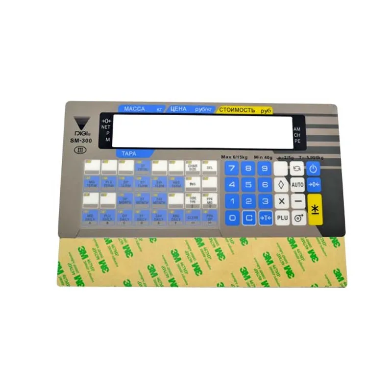 

Новый стиль, английская версия, пленка для клавиатуры для DiGi sm300 sm-300, электронный принтер для весы