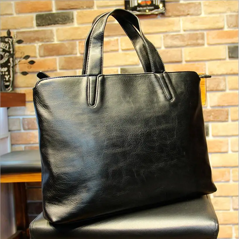 الرجال حقائب الكتف حقيبة أعمال الرجال عارضة الكورية الاتجاه Crossbody A4 ملف الكمبيوتر حقيبة لابتوب