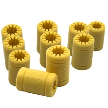 10 pcs RJMP-01-08 LM8UU Replacement Full Plastic Linear Bearings for 3D Printer 8mm solid shaft QJY99