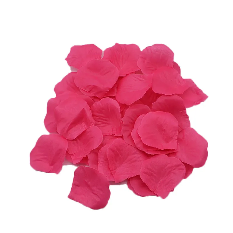 500 шт. искусственные лепестки роз, цветок для девочек, Шелковый лепесток, искусственные лепестки для свадьбы, конфетти, вечерние украшения для мероприятий - Цвет: F03
